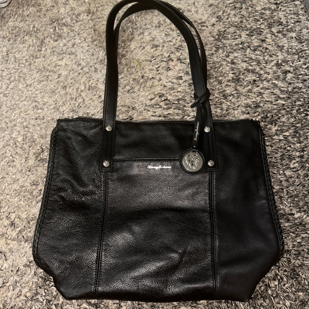 Tommy bahama lido key leather tote bag NWOT